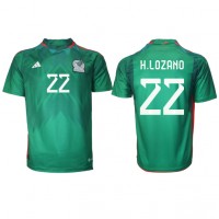 Mexiko Hirving Lozano #22 Heimtrikot WM 2022 Kurzarm